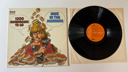 Imus In The Morning 1200 Hamburgers To Go Used Vinyl LP VG+\VG+