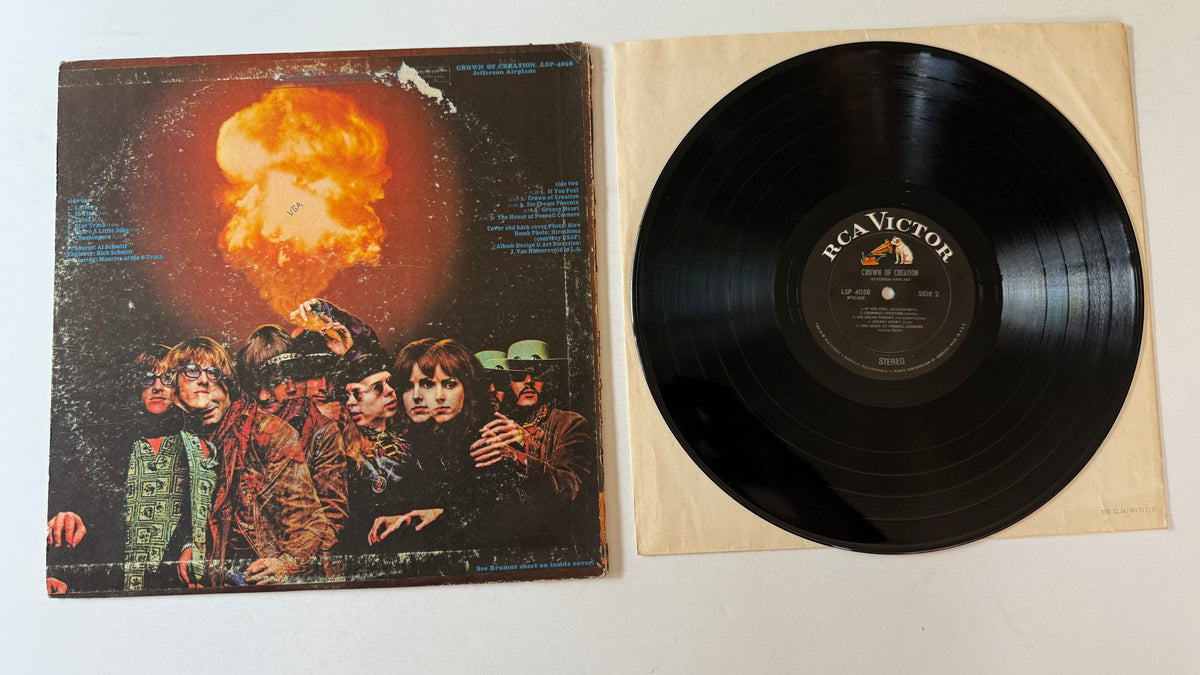 Jefferson Airplane Crown Of Creation Used Vinyl LP VG\VG
