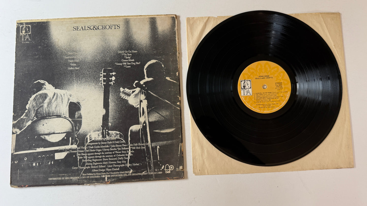 Seals & Crofts Down Home Used Vinyl LP VG\G+
