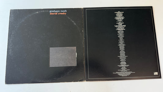 Crosby & Nash Graham Nash / David Crosby Used Vinyl LP VG+\VG