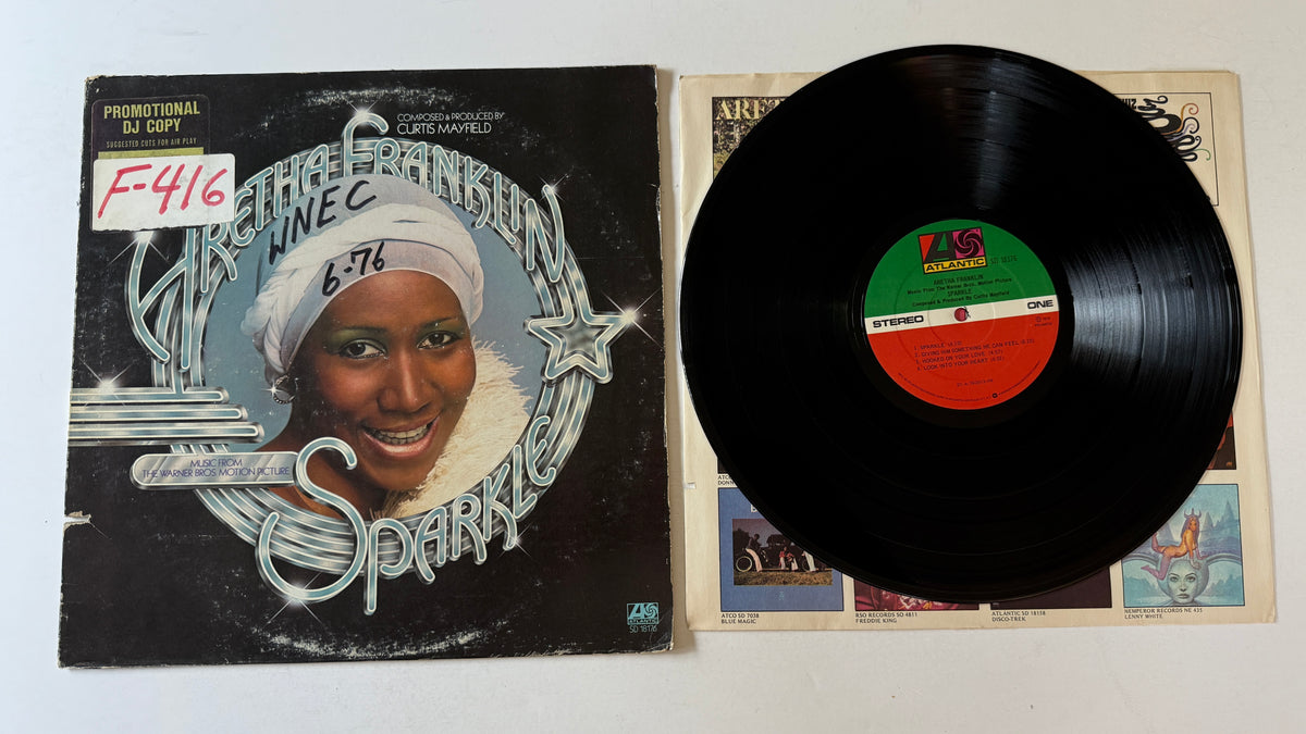 Aretha Franklin Sparkle Used Vinyl LP VG+\VG