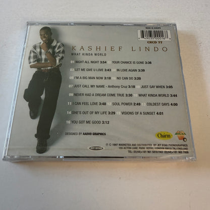 Kashief Lindo - What Kinda World  New Sealed CD M\M