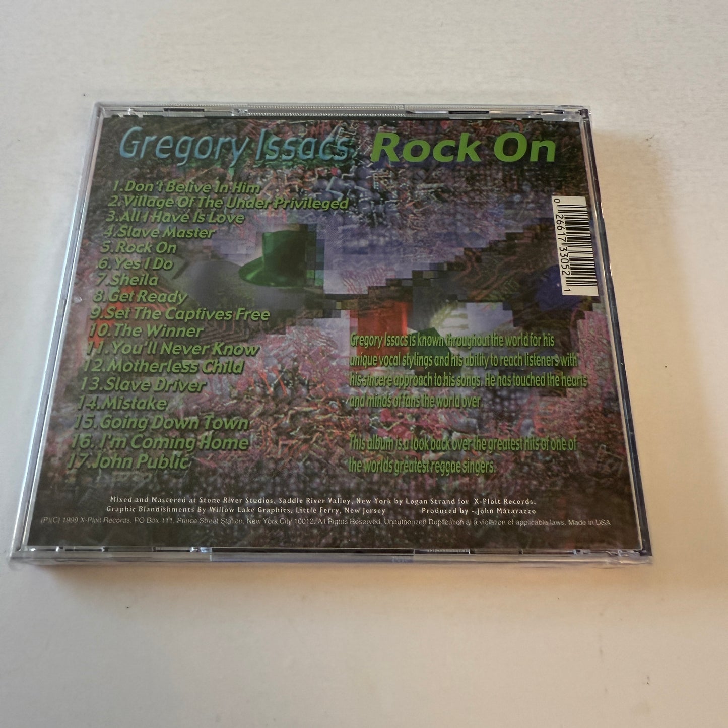 Gregory Isaacs - Rock On New Sealed CD M\M