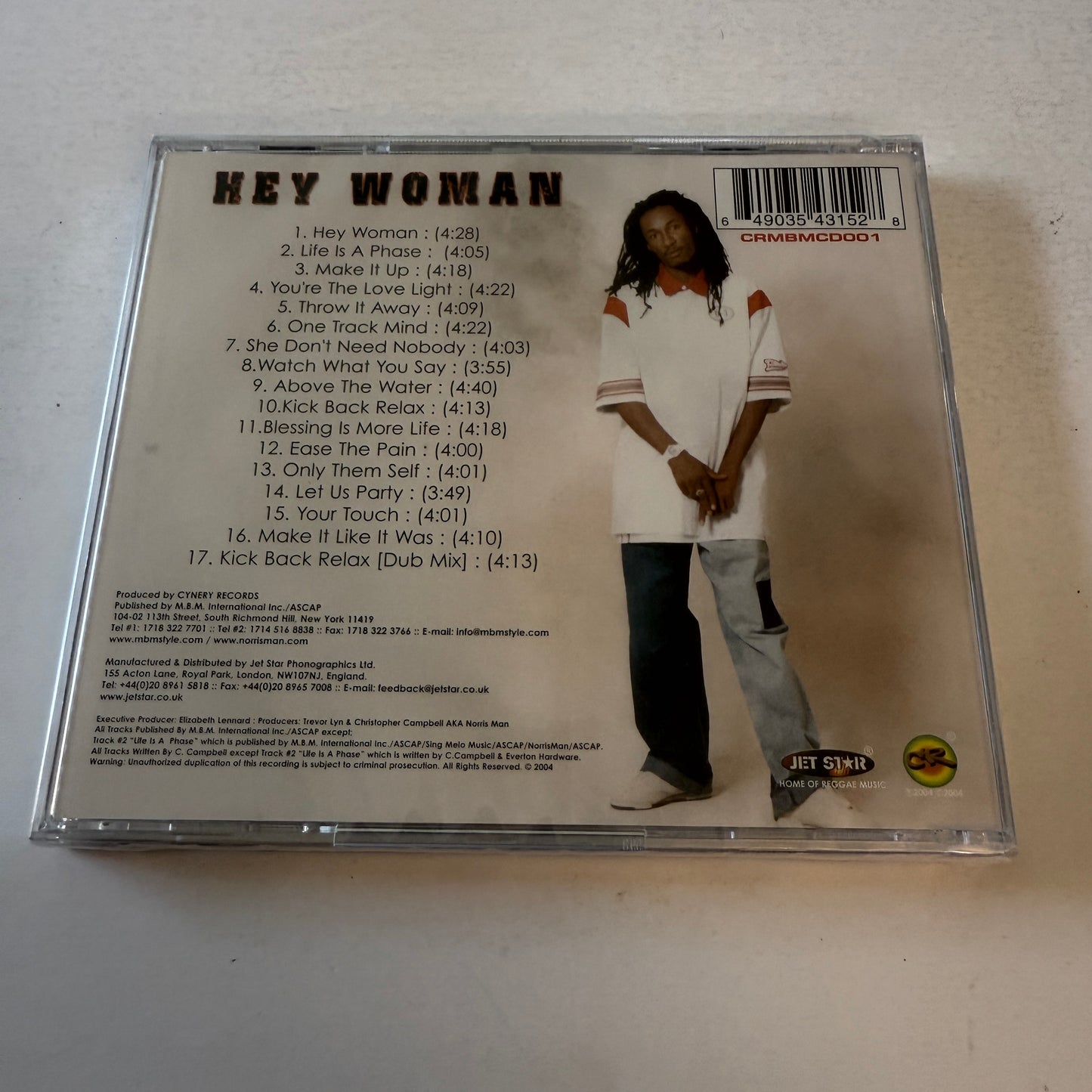 Norrisman - Hey Woman New Sealed CD M\M