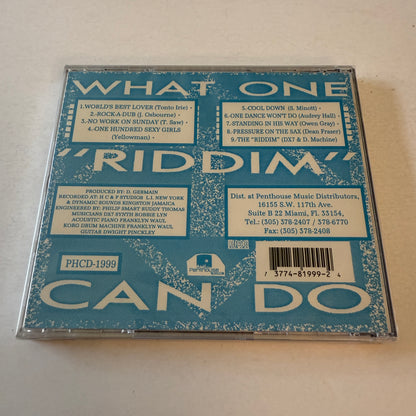 Various - What One "Riddim" Can Do New Sealed CD M\M