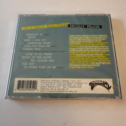 Phillip Fraser - In A Dance Hall Style New Sealed CD M\M