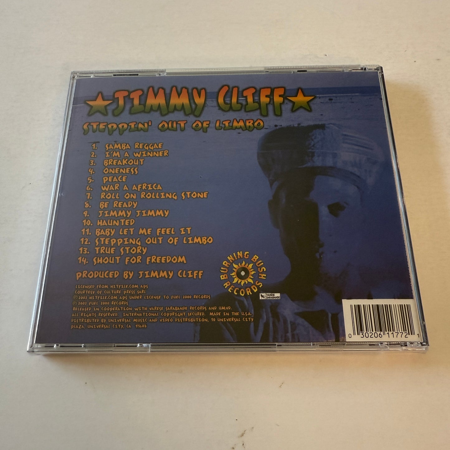 Jimmy Cliff - Steppin' Out Of Limbo New Sealed CD M\M