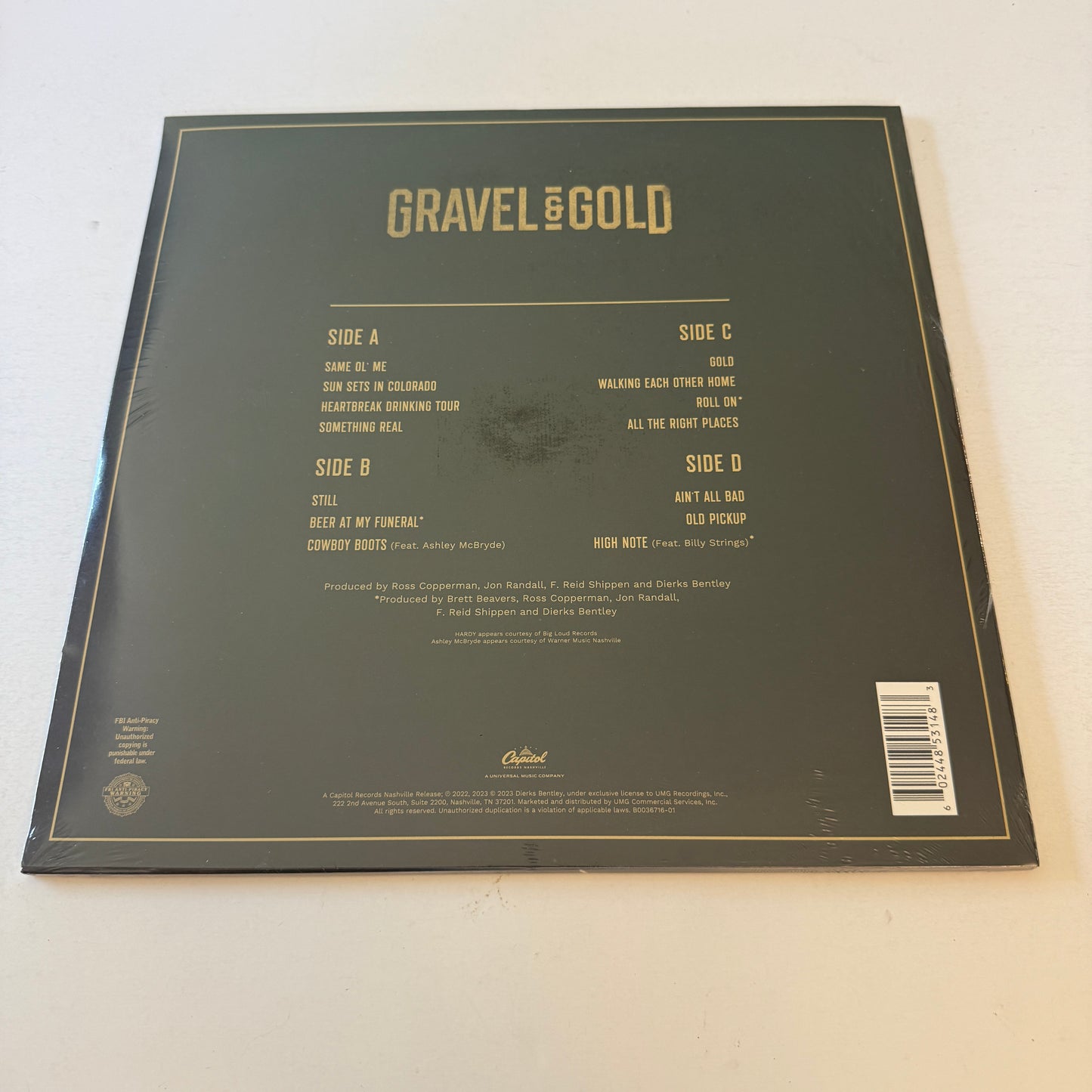 Dierks Bentley Gravel & Gold New Vinyl LP M\M