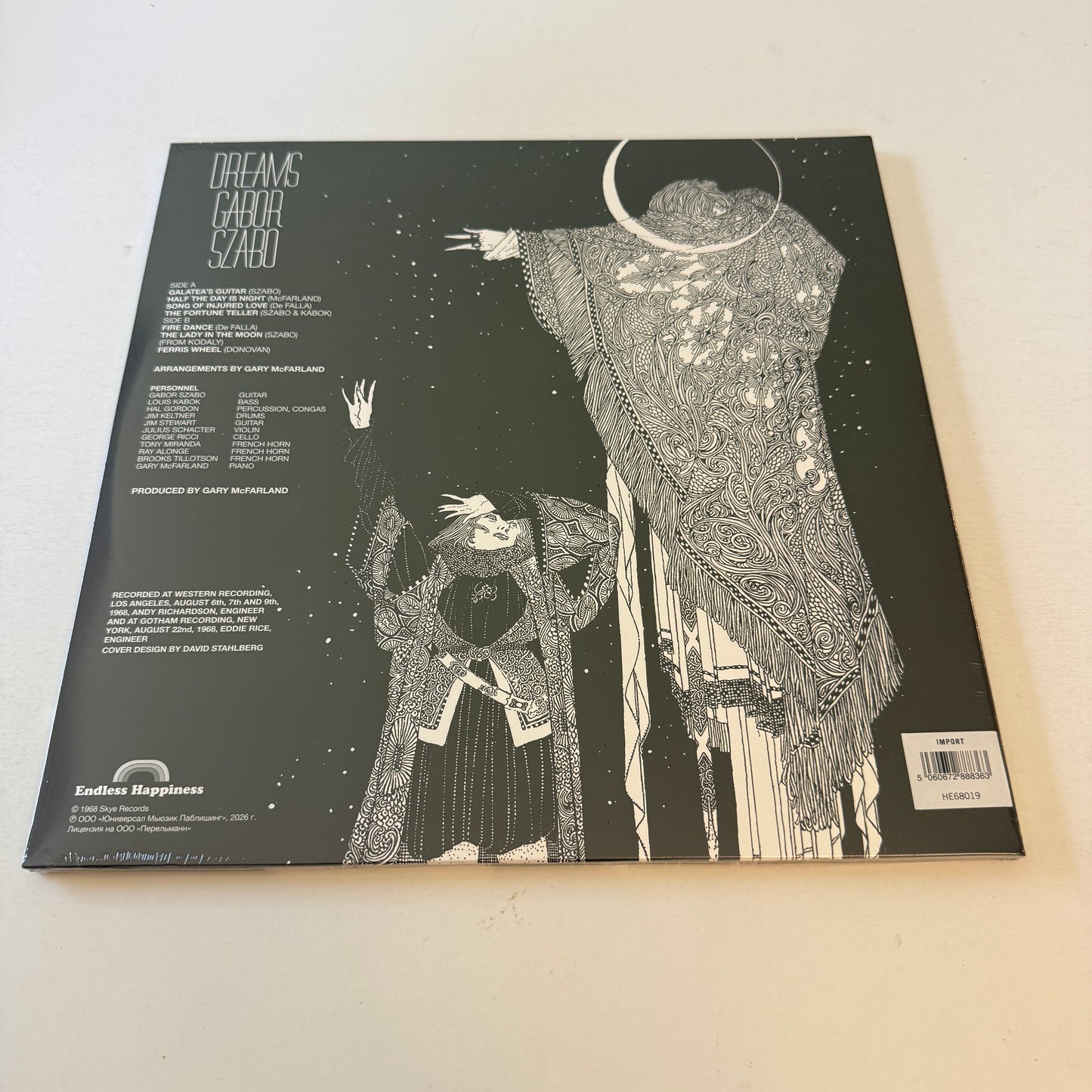 Gabor Szabo Dreams New Vinyl LP M\M