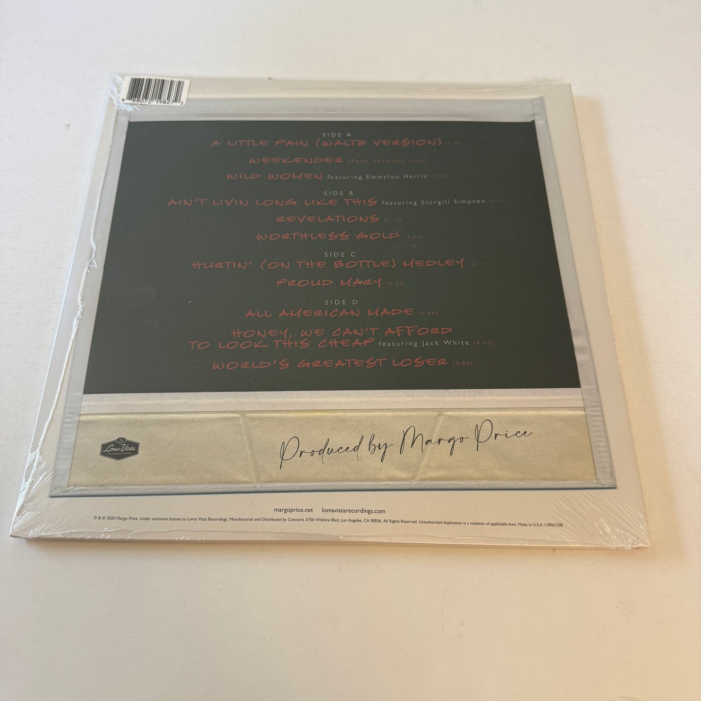 Margo Price Perfectly Imperfect At The Ryman New Colored Vinyl 2LP M\M