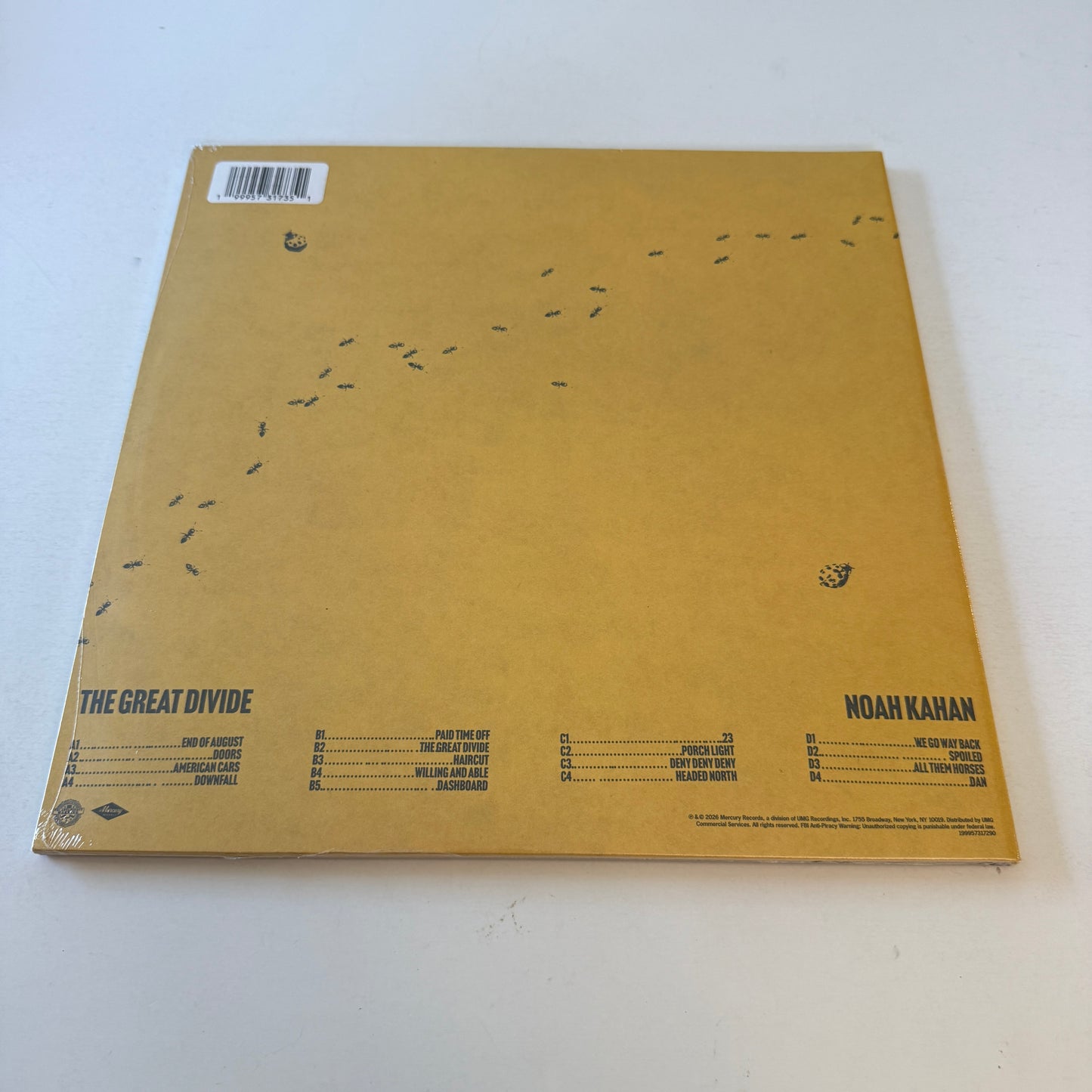 Noah Kahan - The Great Divide New Colored Vinyl LP M\M