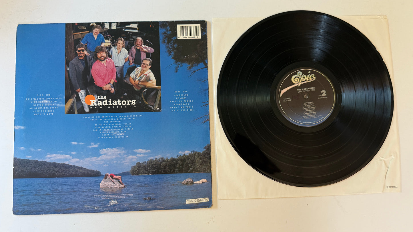 The Radiators Law Of The Fish Used Vinyl LP VG+\VG