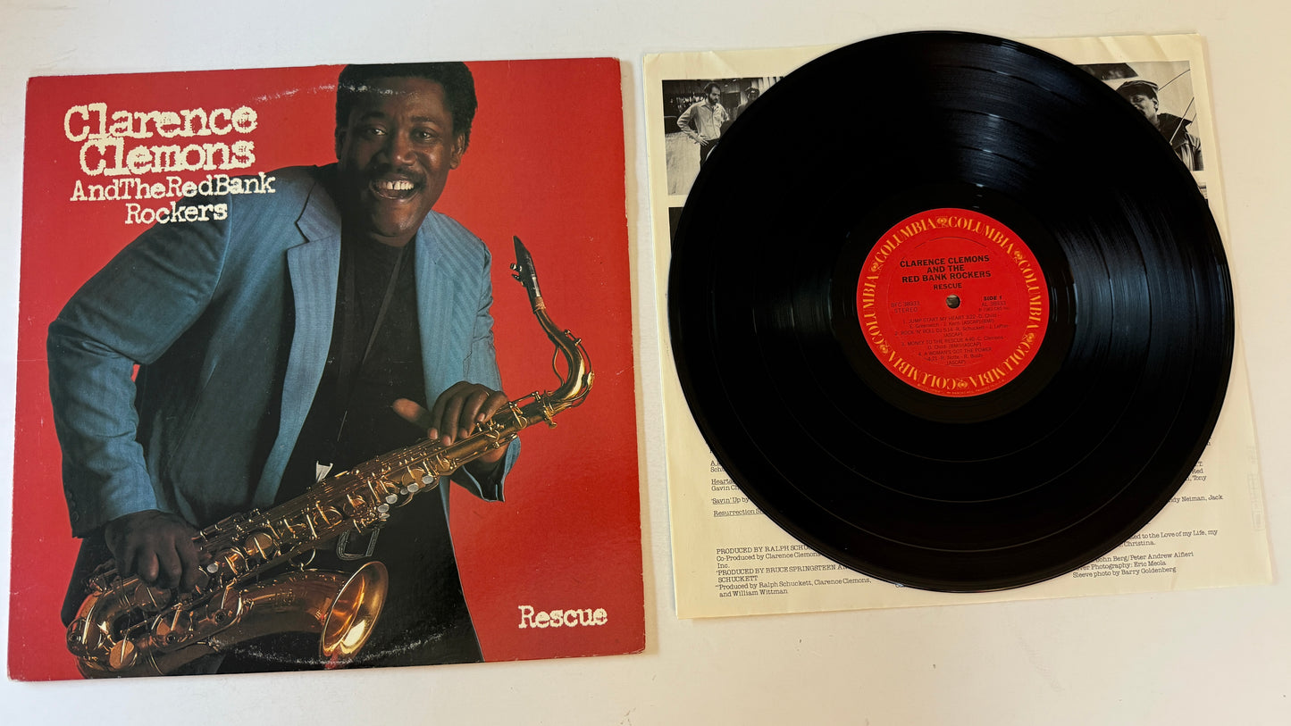 Clarence Clemons And The Red Bank Rockers Rescue Used Vinyl LP VG+\VG