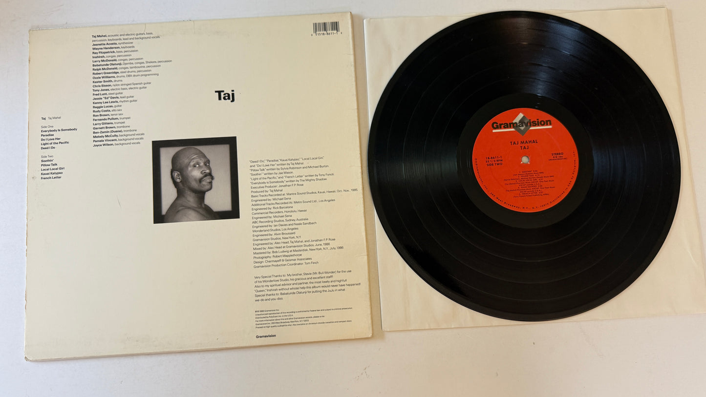 Taj Mahal Taj Used Vinyl LP VG+\VG+