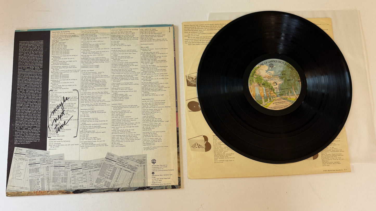 Little Feat The Last Record Album Used Vinyl LP VG+\VG