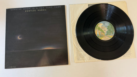 Emmylou Harris Quarter Moon In A Ten Cent Town Used Vinyl LP VG+\VG