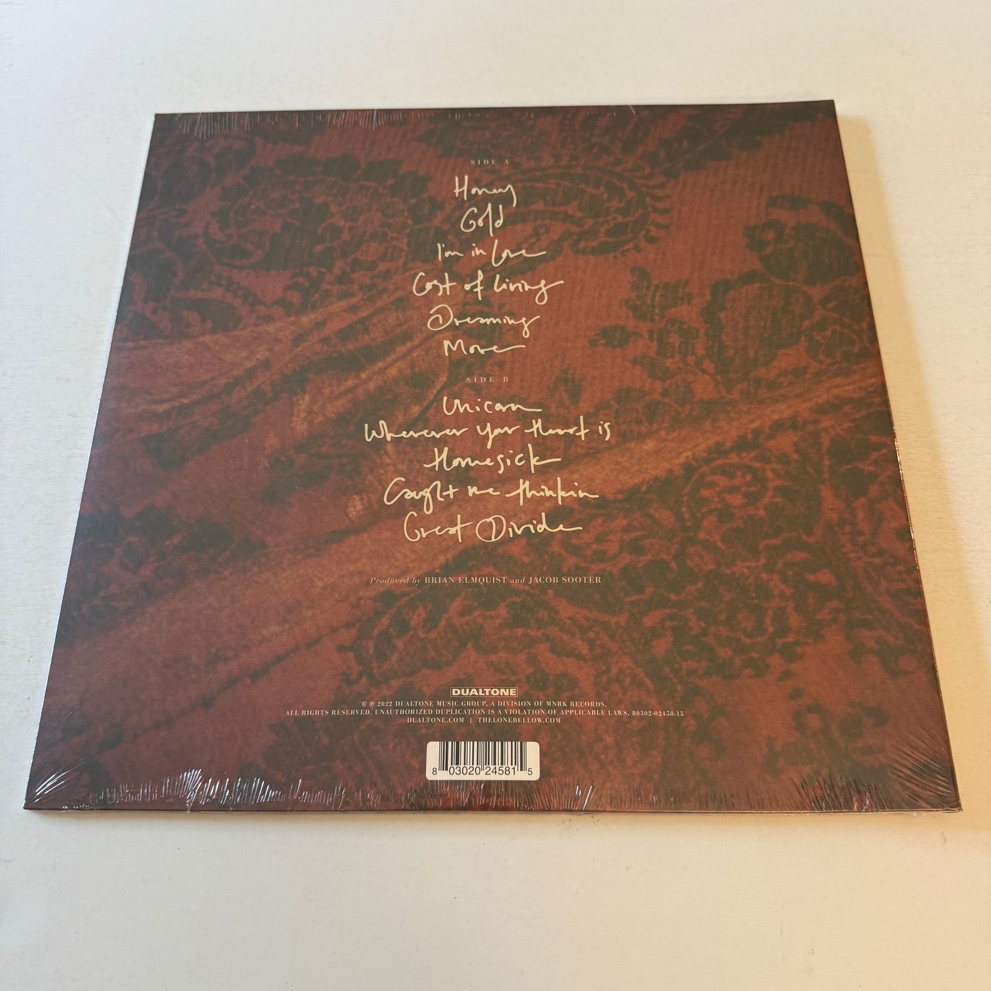 The Lone Bellow Love Songs For Losers New Vinyl LP M\M