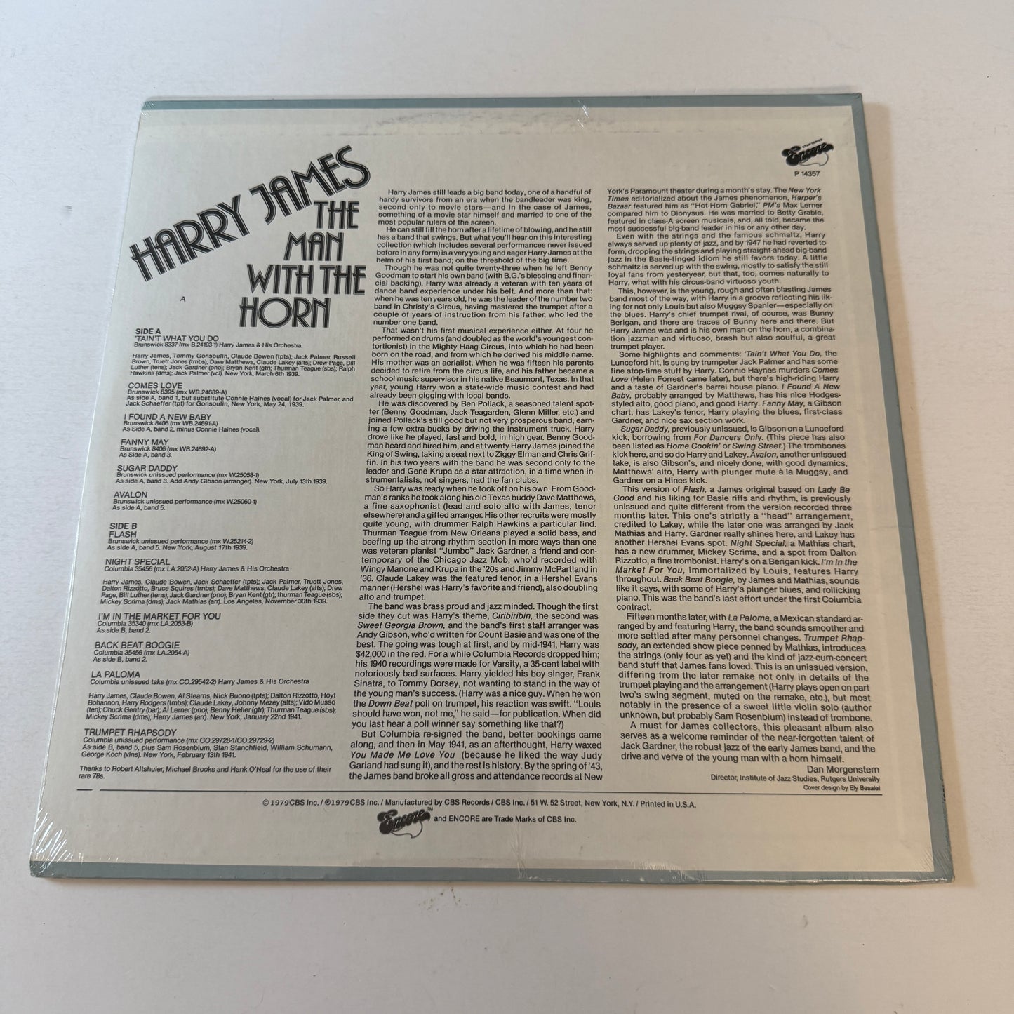Harry James The Man With The Horn Used Vinyl LP M\NM