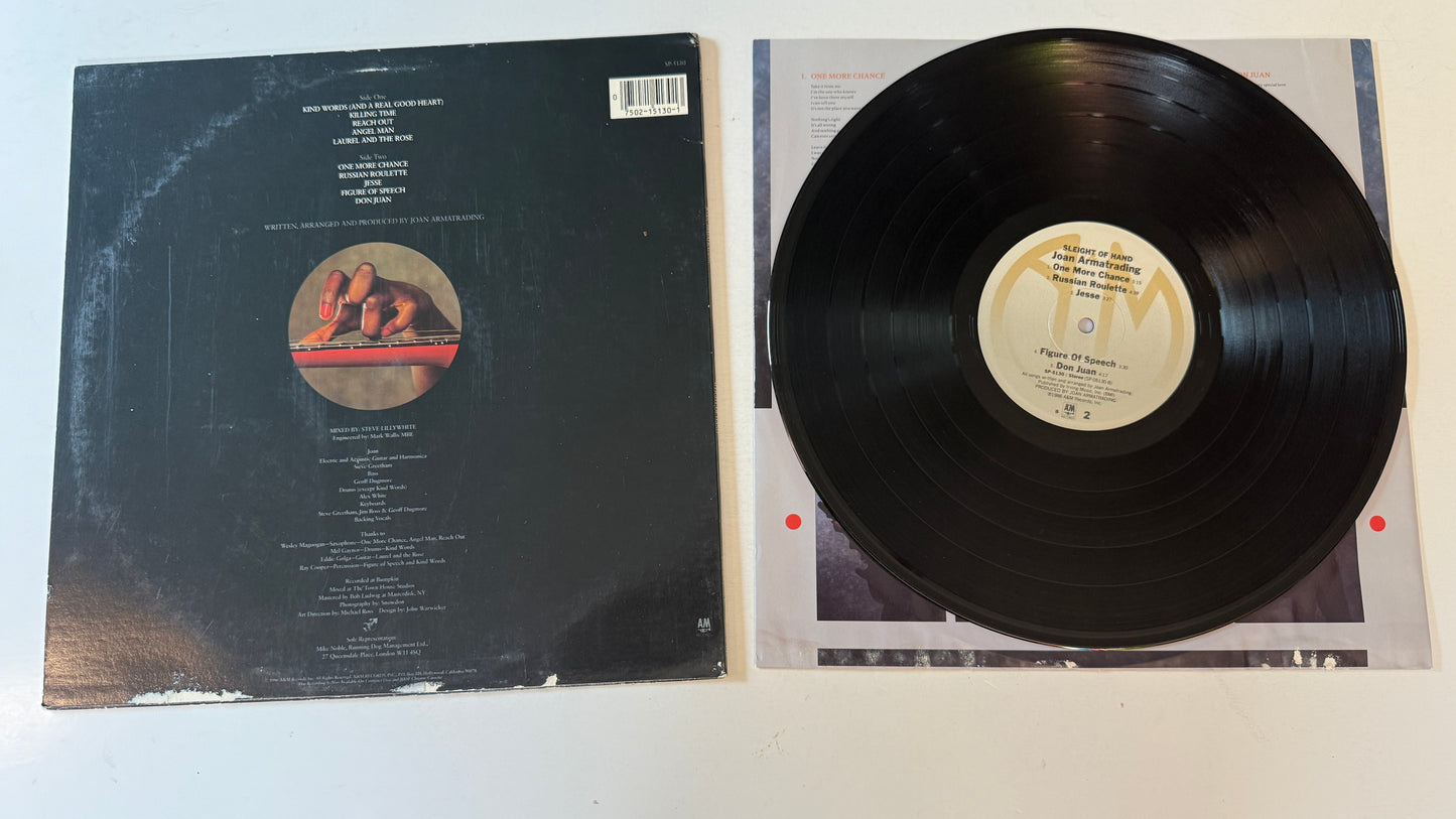 Joan Armatrading Sleight Of Hand Used Vinyl LP VG+\VG
