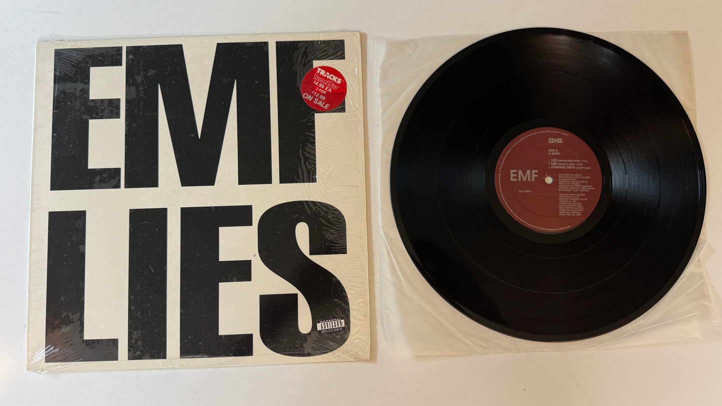 EMF Lies 12" Used Vinyl Single VG+\VG+