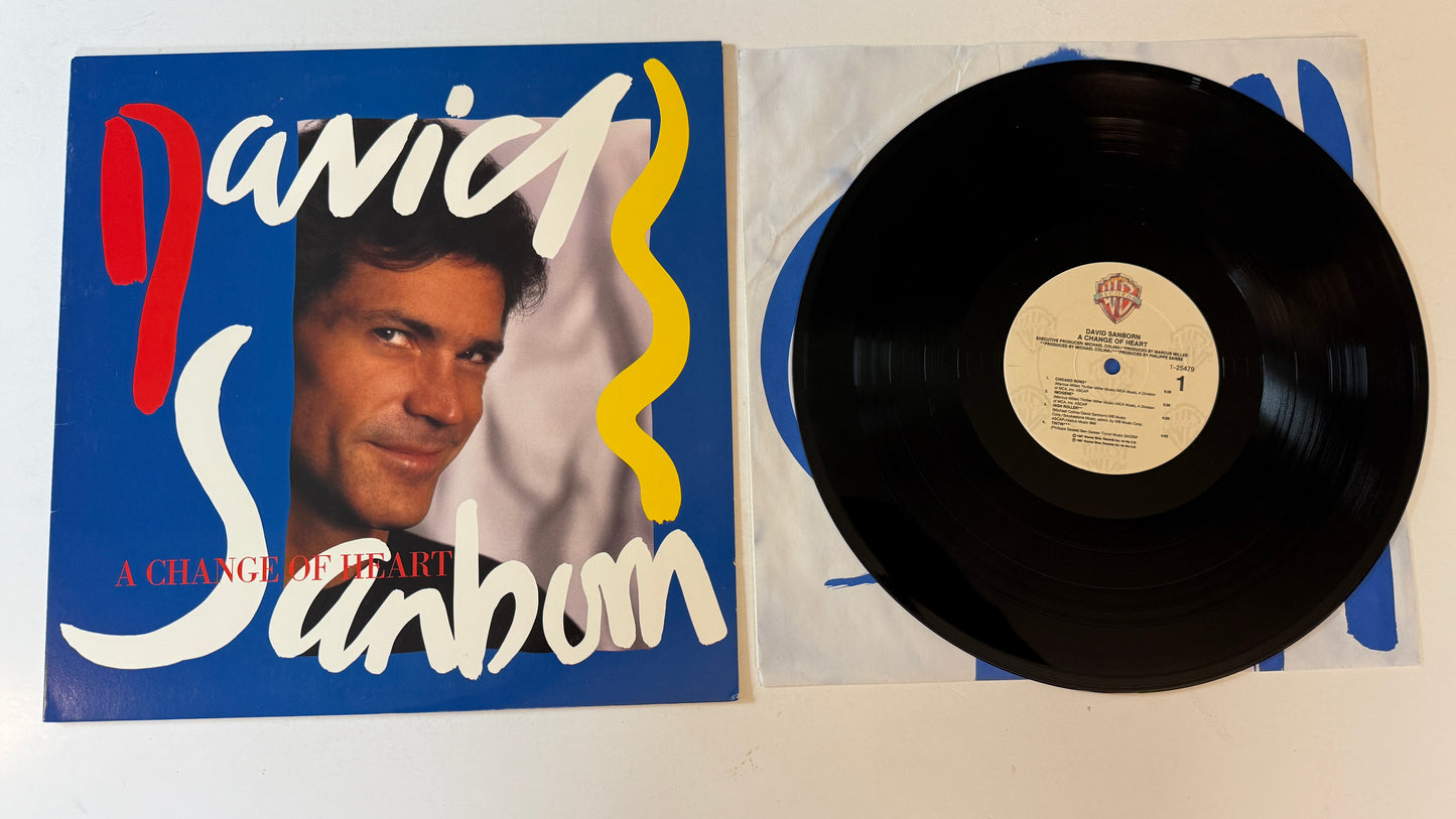 David Sanborn A Change Of Heart Used Vinyl LP VG+\VG+