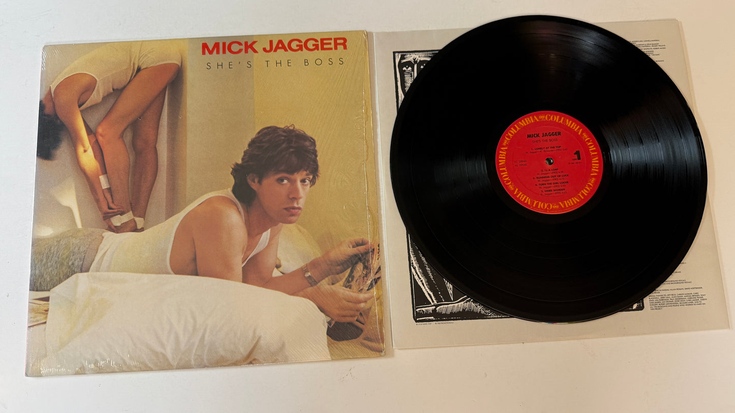 Mick Jagger She's The Boss Used Vinyl LP VG+\VG+