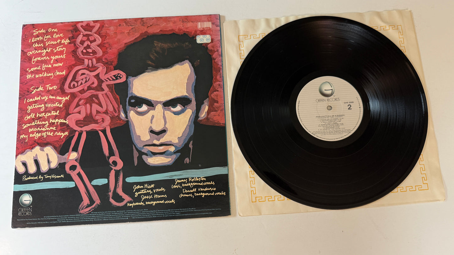 John Hiatt All Of A Sudden Used Vinyl LP VG+\VG+