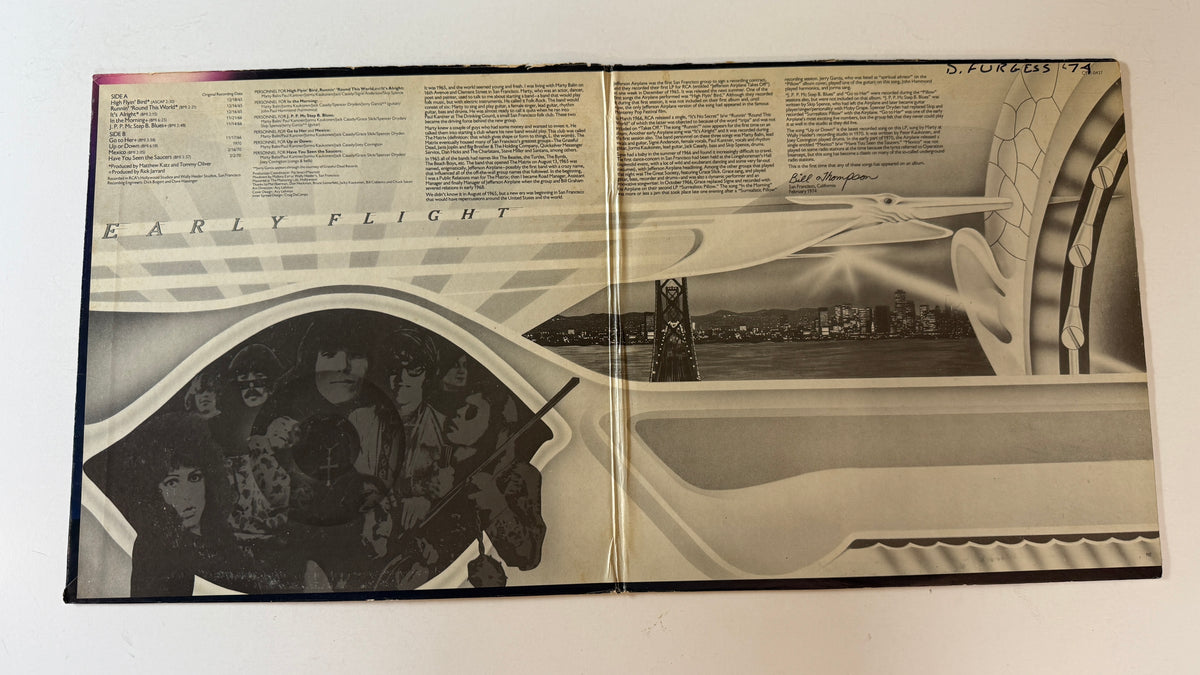 Jefferson Airplane Early Flight Used Vinyl LP VG+\G+