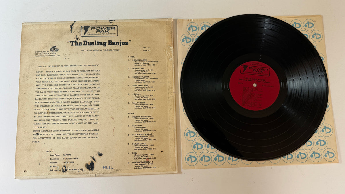 Curtis McPeake The Dueling Banjos Used Vinyl LP VG+\VG