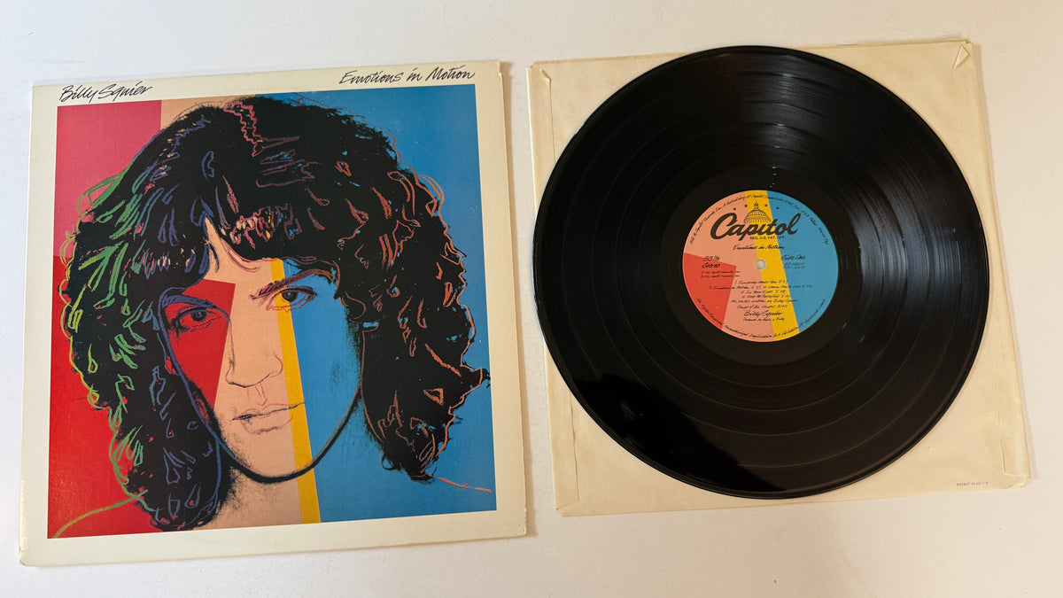 Billy Squier Emotions In Motion Used Vinyl LP VG+\VG+