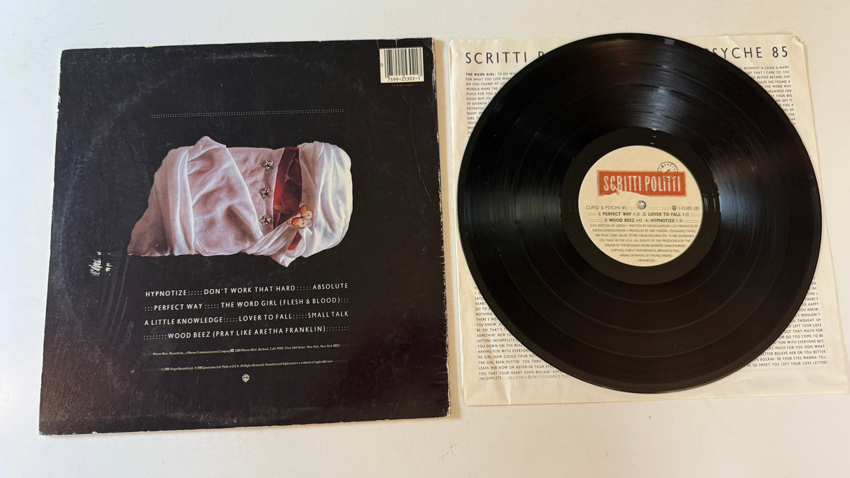 Scritti Politti Cupid & Psyche 85 Used Vinyl LP VG+\VG
