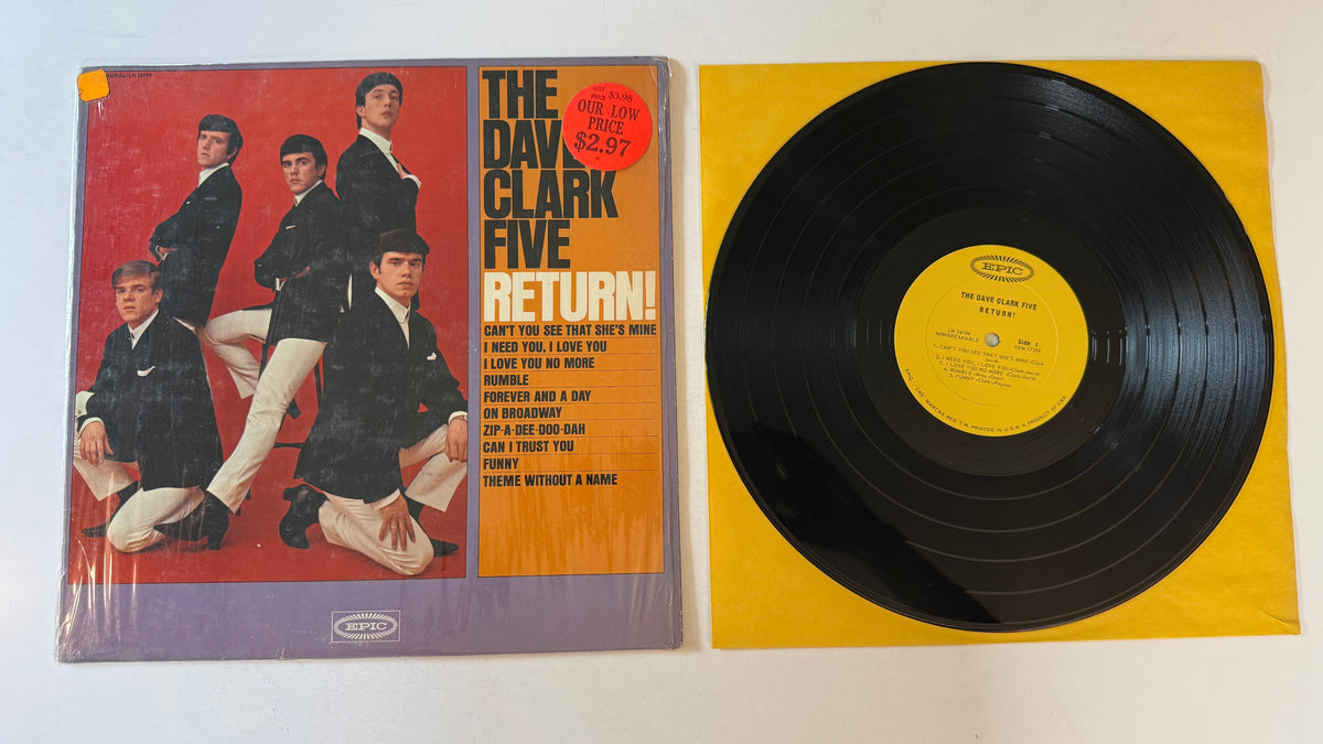 The Dave Clark Five The Dave Clark Five Return! Used Vinyl LP VG+\VG+