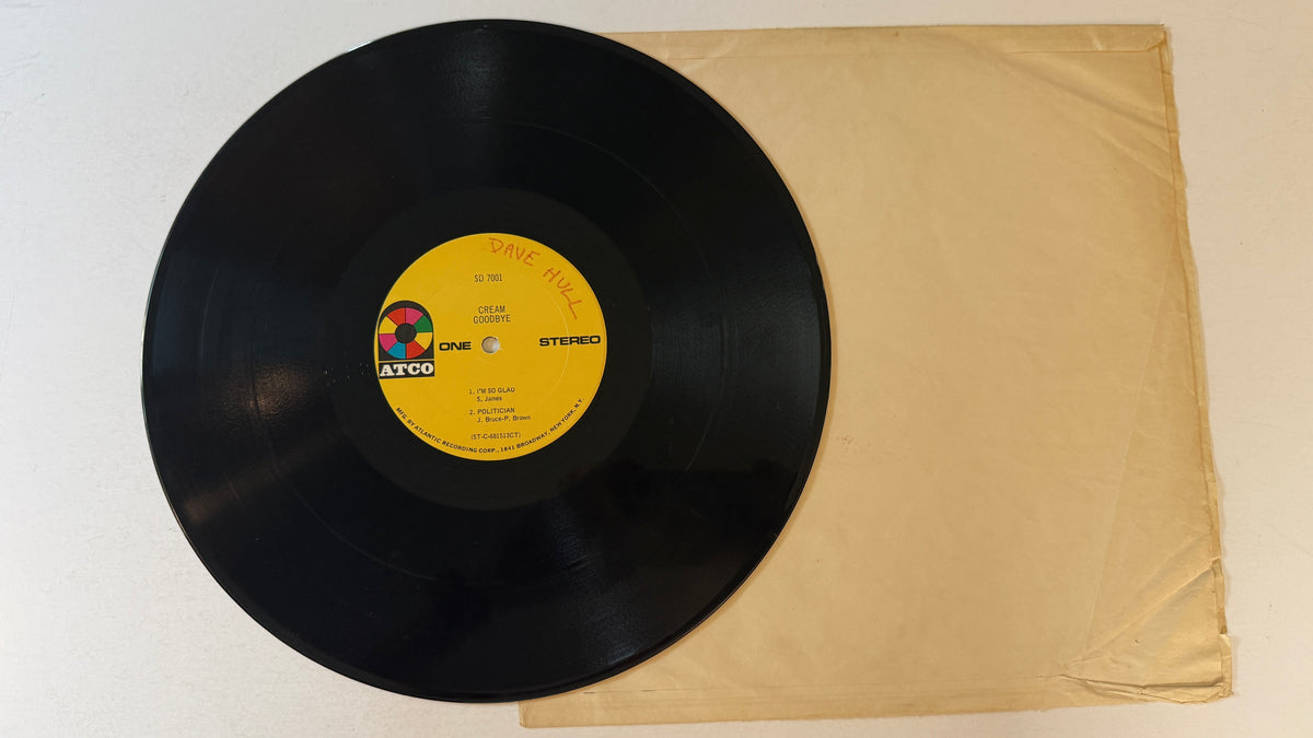 Cream Goodbye Used Vinyl LP VG+\G+