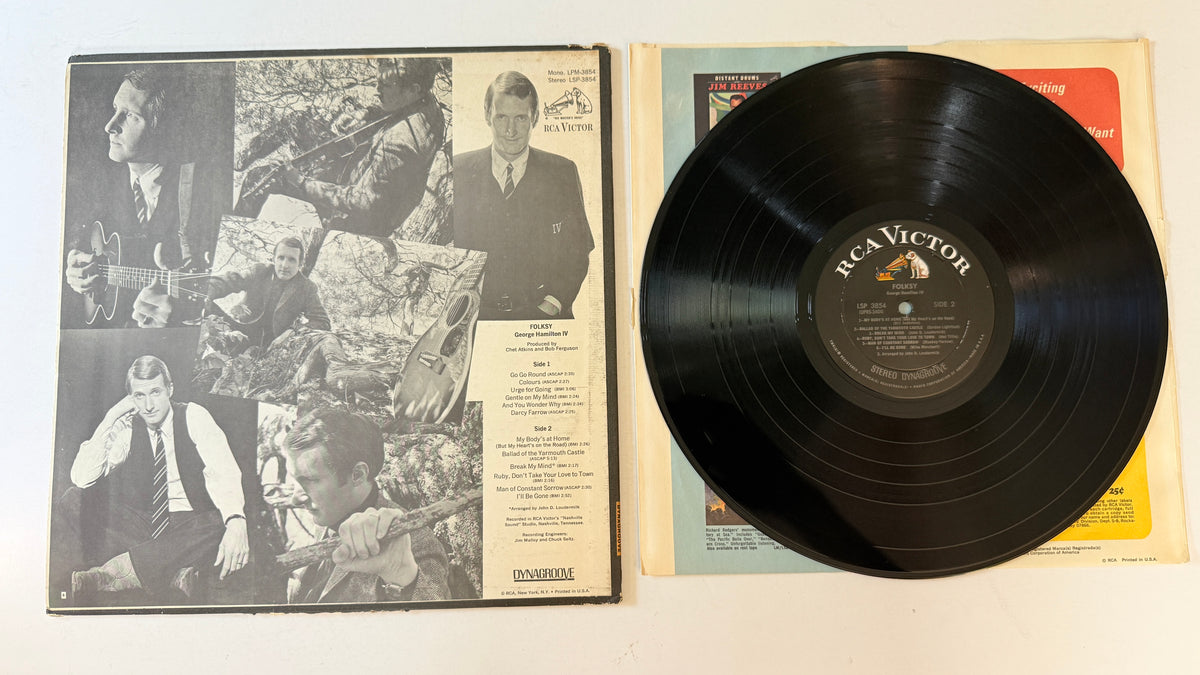 George Hamilton IV Folksy Used Vinyl LP VG+\G+