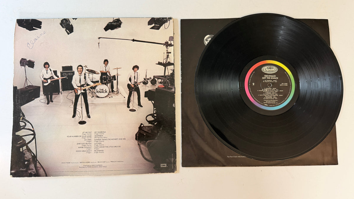 The Knack Get The Knack Used Vinyl LP VG+\VG