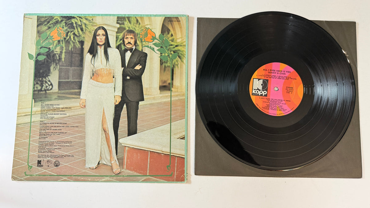 Sonny & Cher All I Ever Need Is You Used Vinyl LP VG\VG+