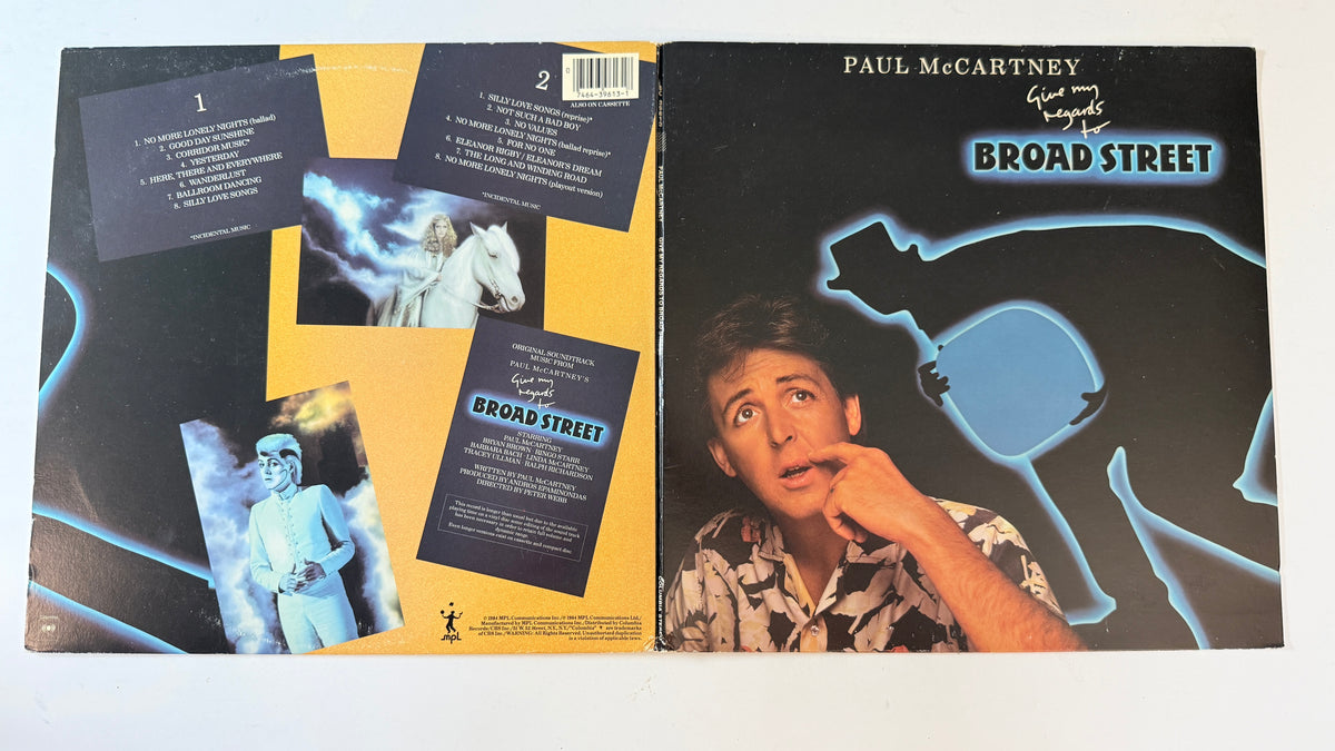 Paul McCartney Give My Regards To Broad Street Used Vinyl LP VG+\VG+