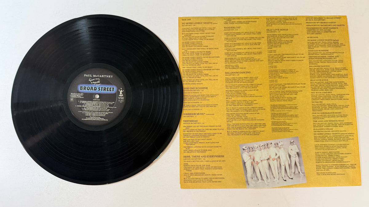 Paul McCartney Give My Regards To Broad Street Used Vinyl LP VG+\VG+
