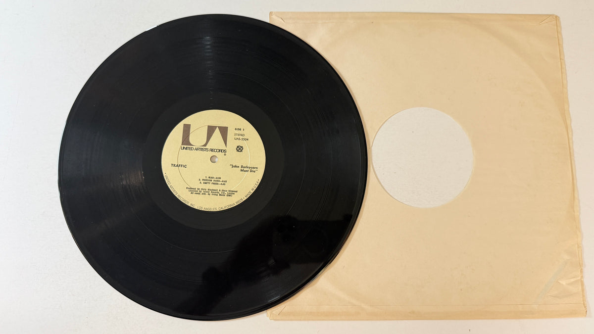 Traffic John Barleycorn Must Die Used Vinyl LP VG+\VG+