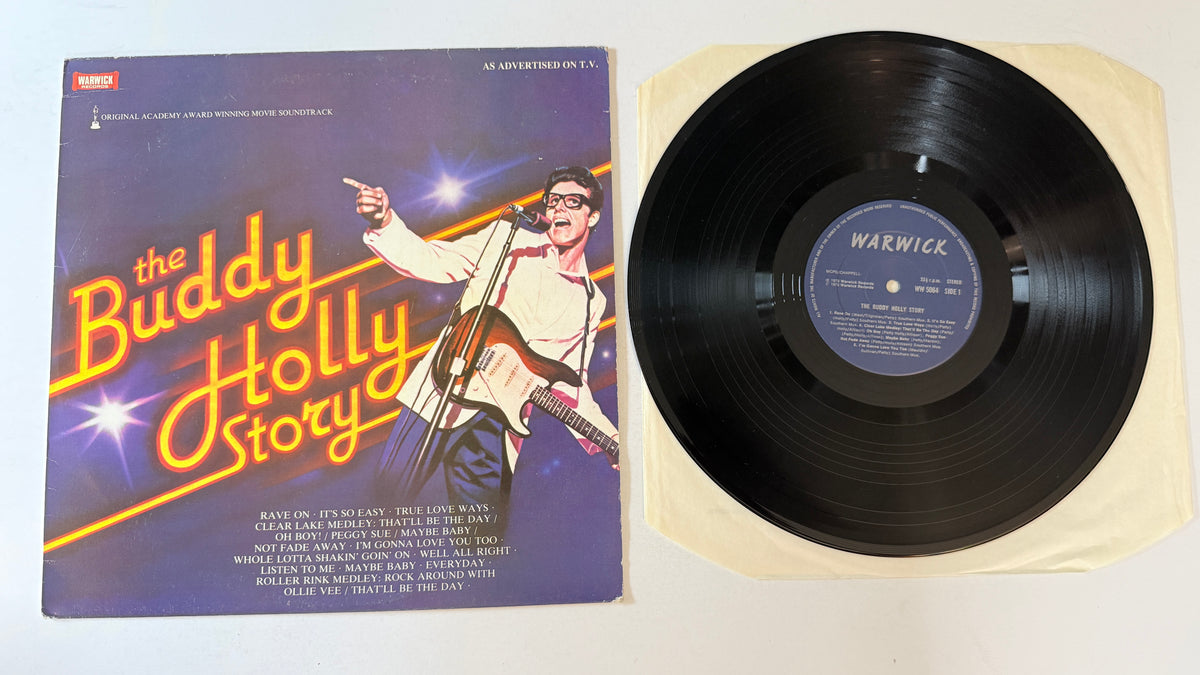 Gary Busey The Buddy Holly Story - Original Academy Award Winning Movie Soundtrack Used Vinyl LP VG+\VG