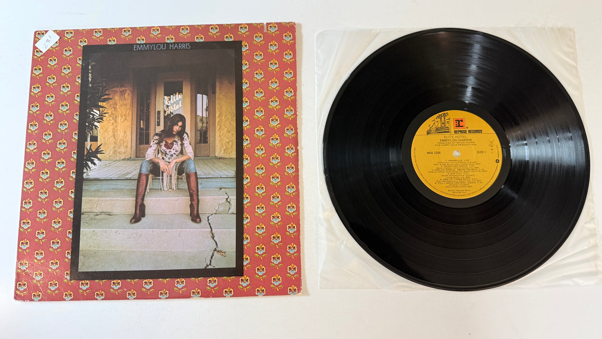 Emmylou Harris Elite Hotel Used Vinyl LP VG+\VG+