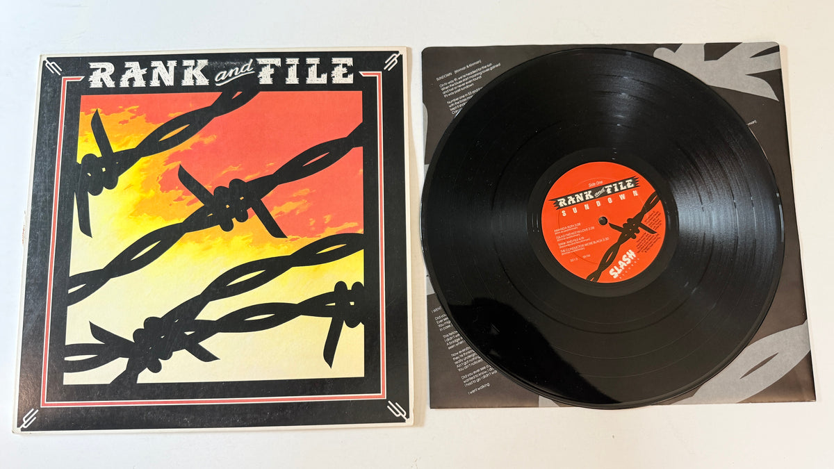 Rank & File Sundown Used Vinyl LP VG+\VG+