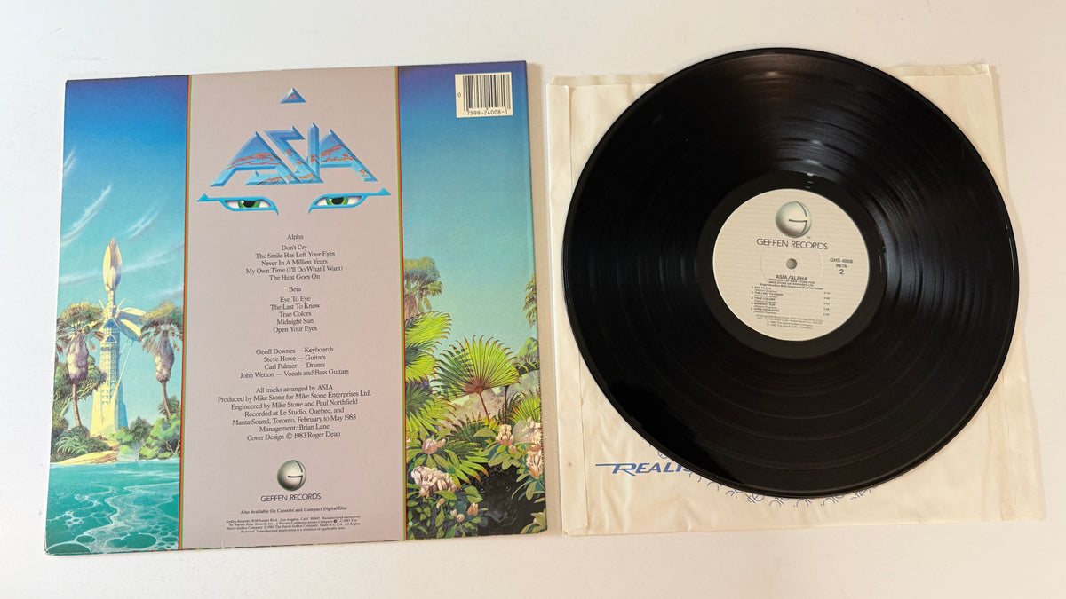 Asia Alpha Used Vinyl LP VG+\VG+