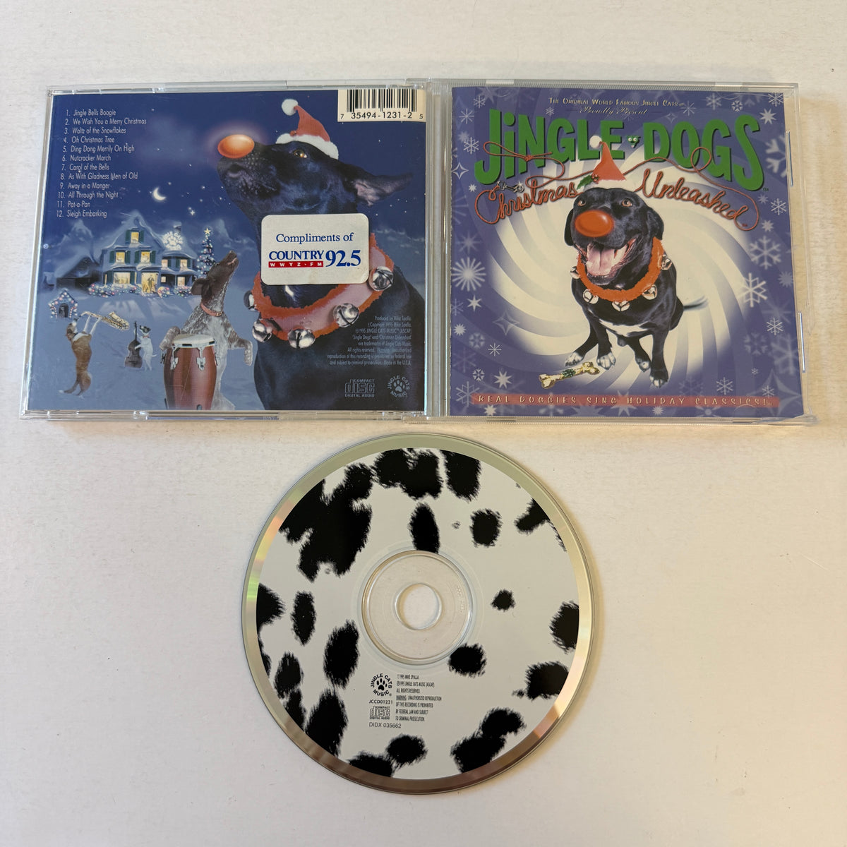 The Jingle Dogs Christmas Unleashed Used CD VG+\VG+
