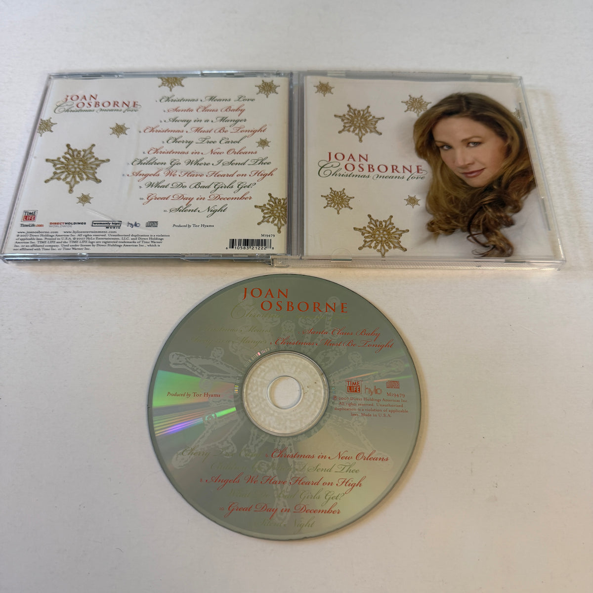 Joan Osborne Christmas Means Love Used CD VG+\VG+