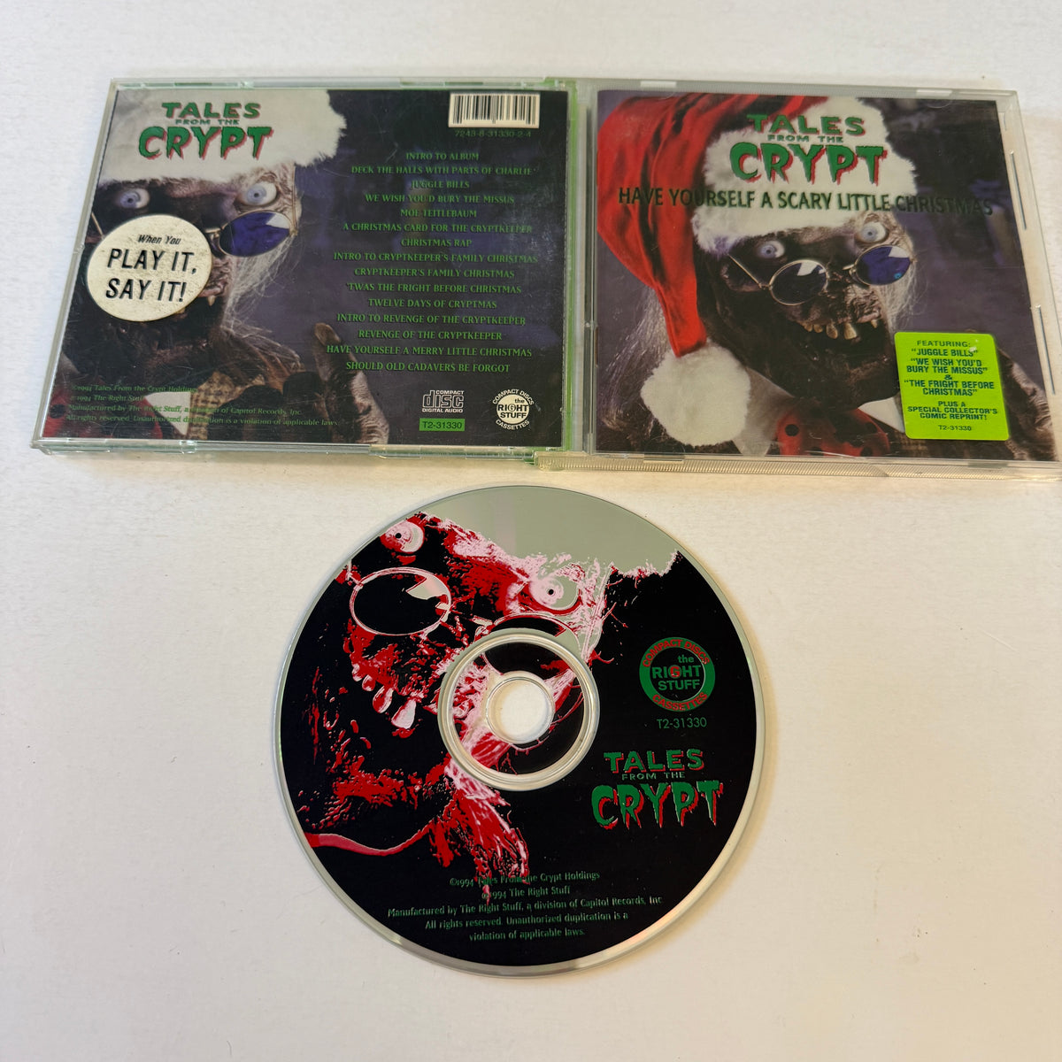John Kassir Tales From The Crypt - Have Yourself A Scary Little Christmas Used CD VG+\VG