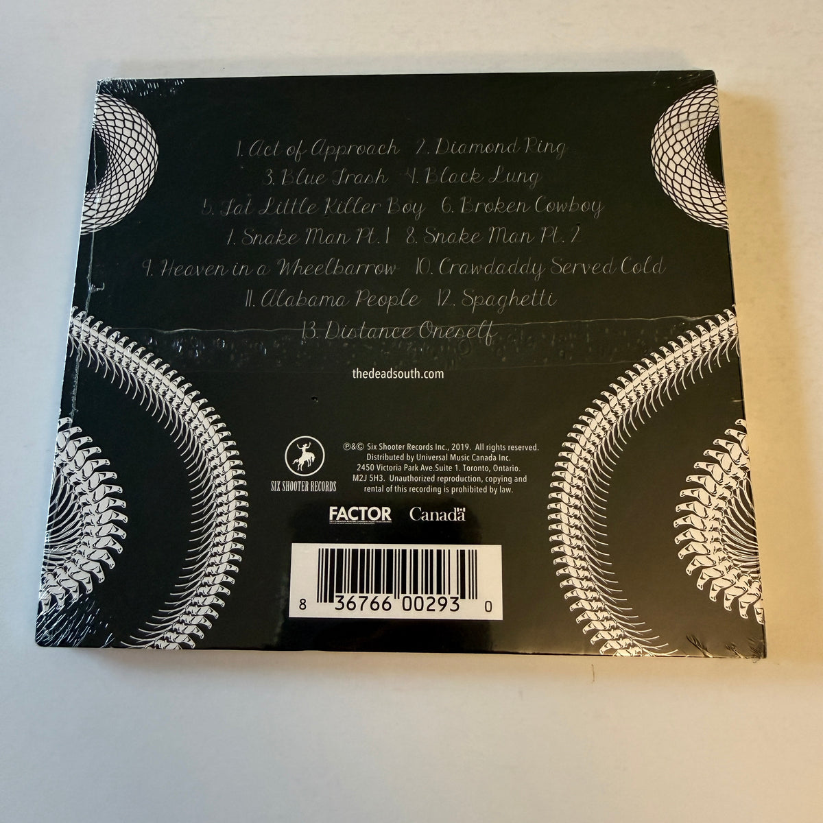 The Dead South Sugar & Joy New Digipak Sealed CD VG\VG