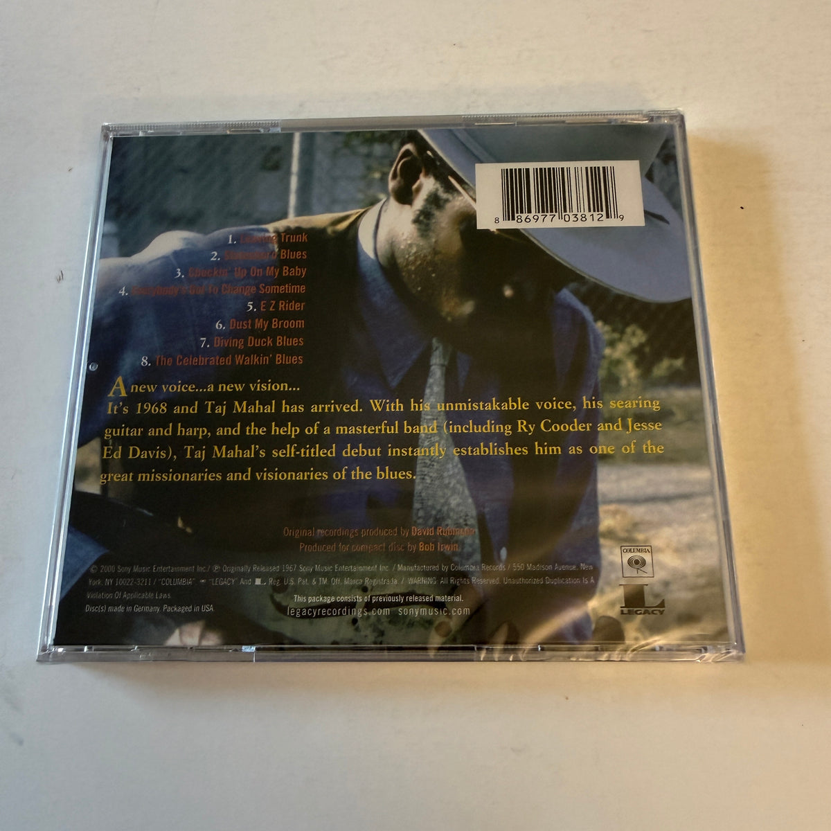 Taj Mahal Taj Mahal New Sealed CD VG\VG