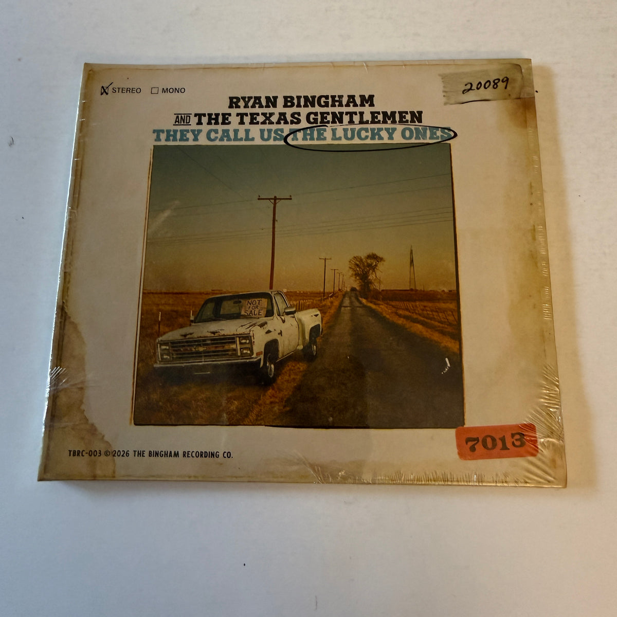 Ryan Bingham They Call Us The Lucky Ones New Digipak Sealed CD VG\VG