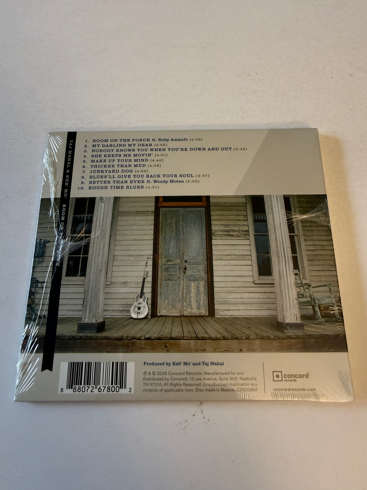 Taj Mahal Room On The Porch New Digipak Sealed CD VG\VG